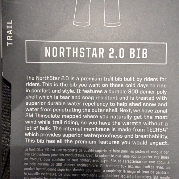 Polaris snow pants Women's TECH54 Northstar 2.0 Bib  Size Small fit M, NWT - Picture 11 of 12